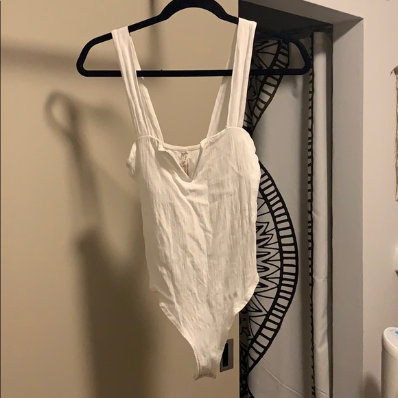 Free People Tops - White Bodysuit Free People Tops - White Bodysuit